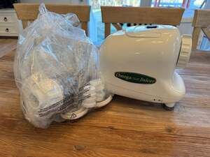 Omega 8003 Nutrition Center Masticating Juicer with Accessories